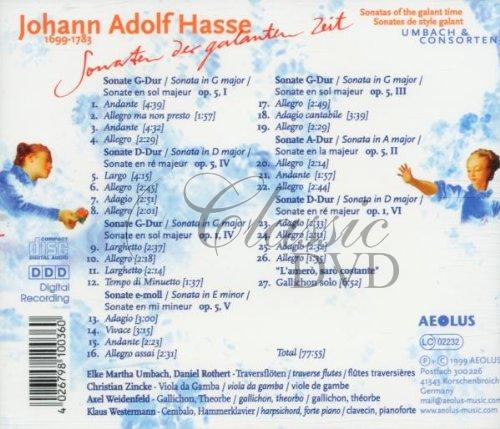 HASSE Solo und Triosonaten (CD)