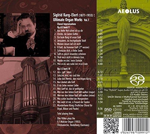 KARG-ELERT Ultimate organ works Vol.7 (SACD)