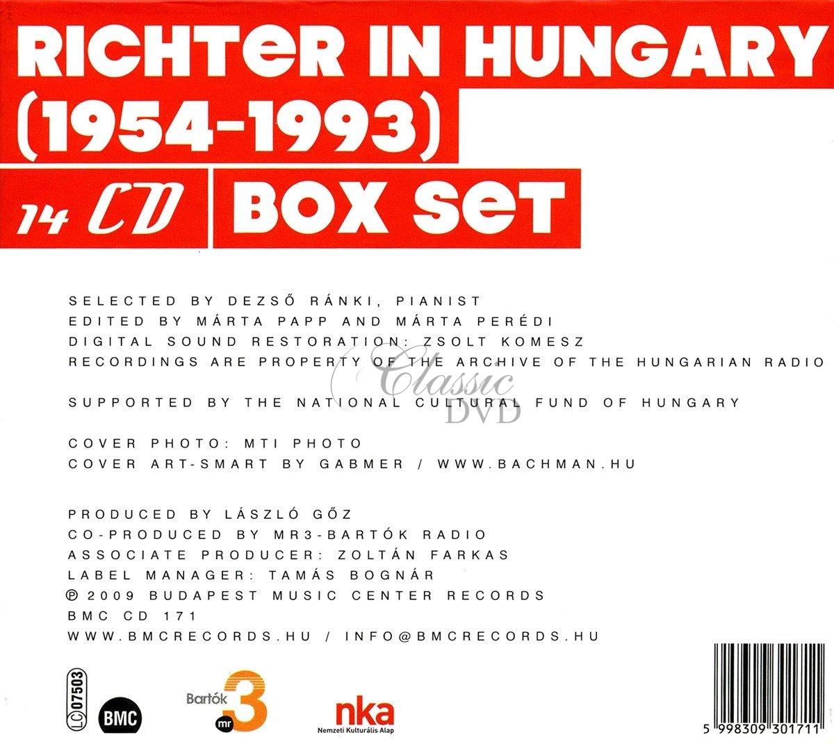 Sviatoslav Richter- in Hungary 1953-1993 (14CD)