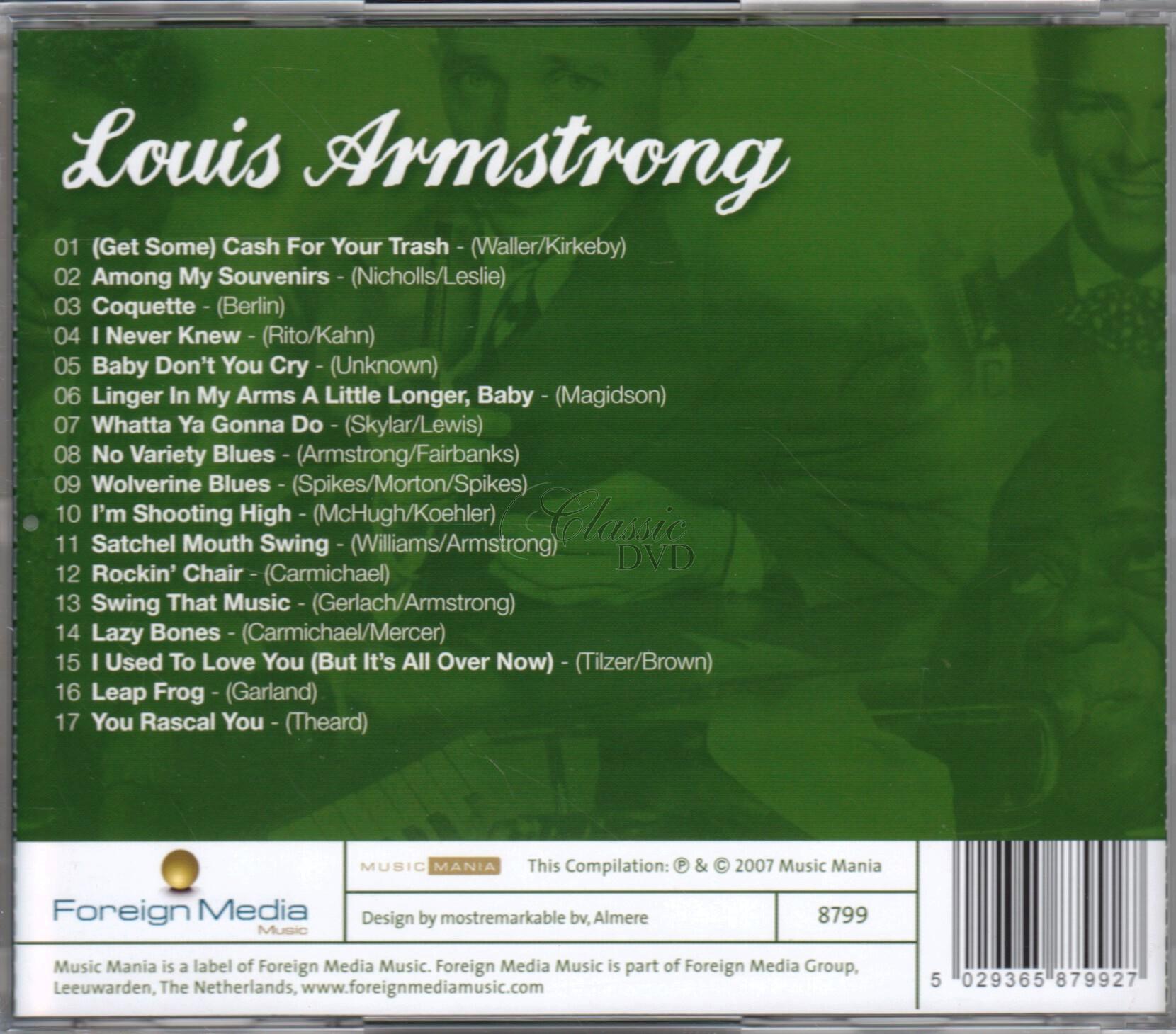LOUIS ARMSTRONG Portraits - Originální nahrávky (CD)