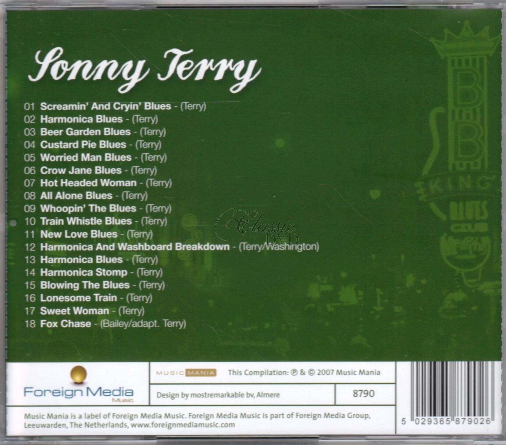 SONNY TERRY Blues Legends - Originální nahrávky (CD)