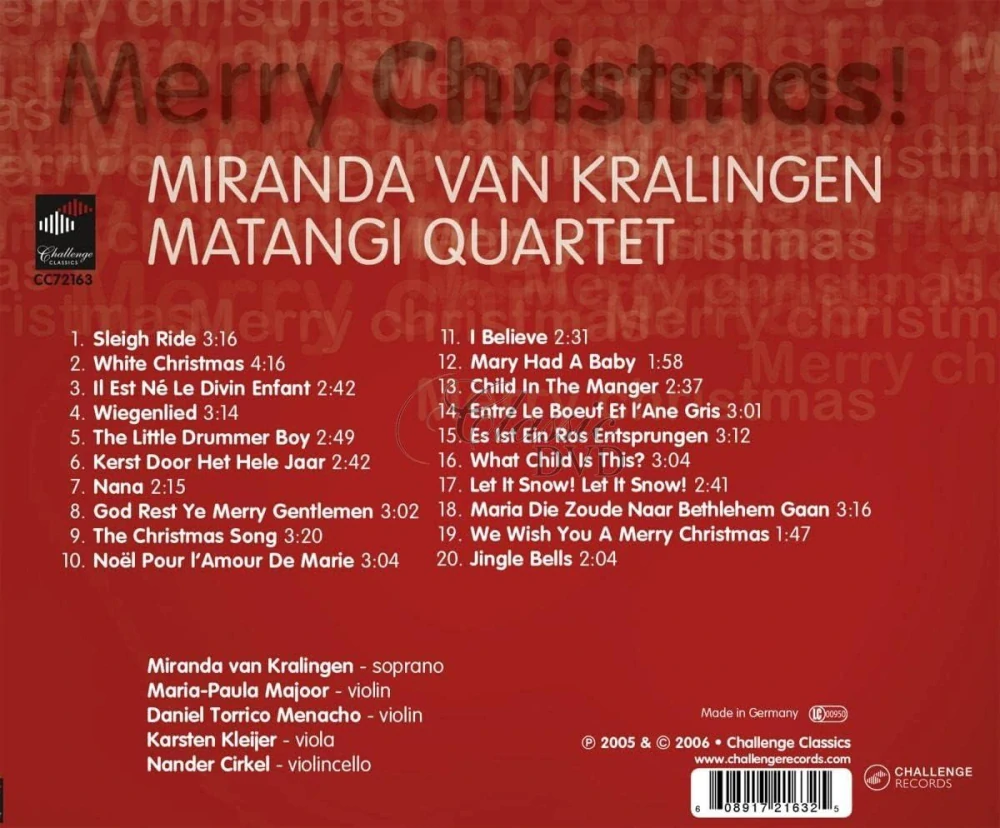 Miranda van Kralingen - Merry Christmas (CD)
