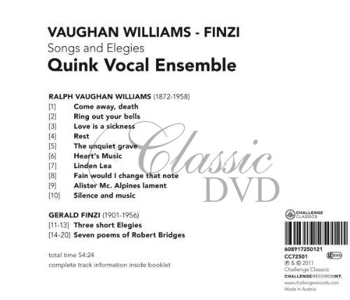 Vaughan Williams / Finzi - Songs and Elegies (CD)