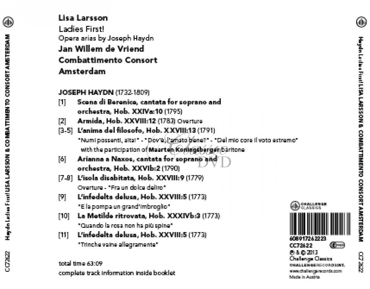 LISA LARSSON: LADIES FIRST - OPERA ARIAS BY JOSEPH HAYDN. (SACD)
