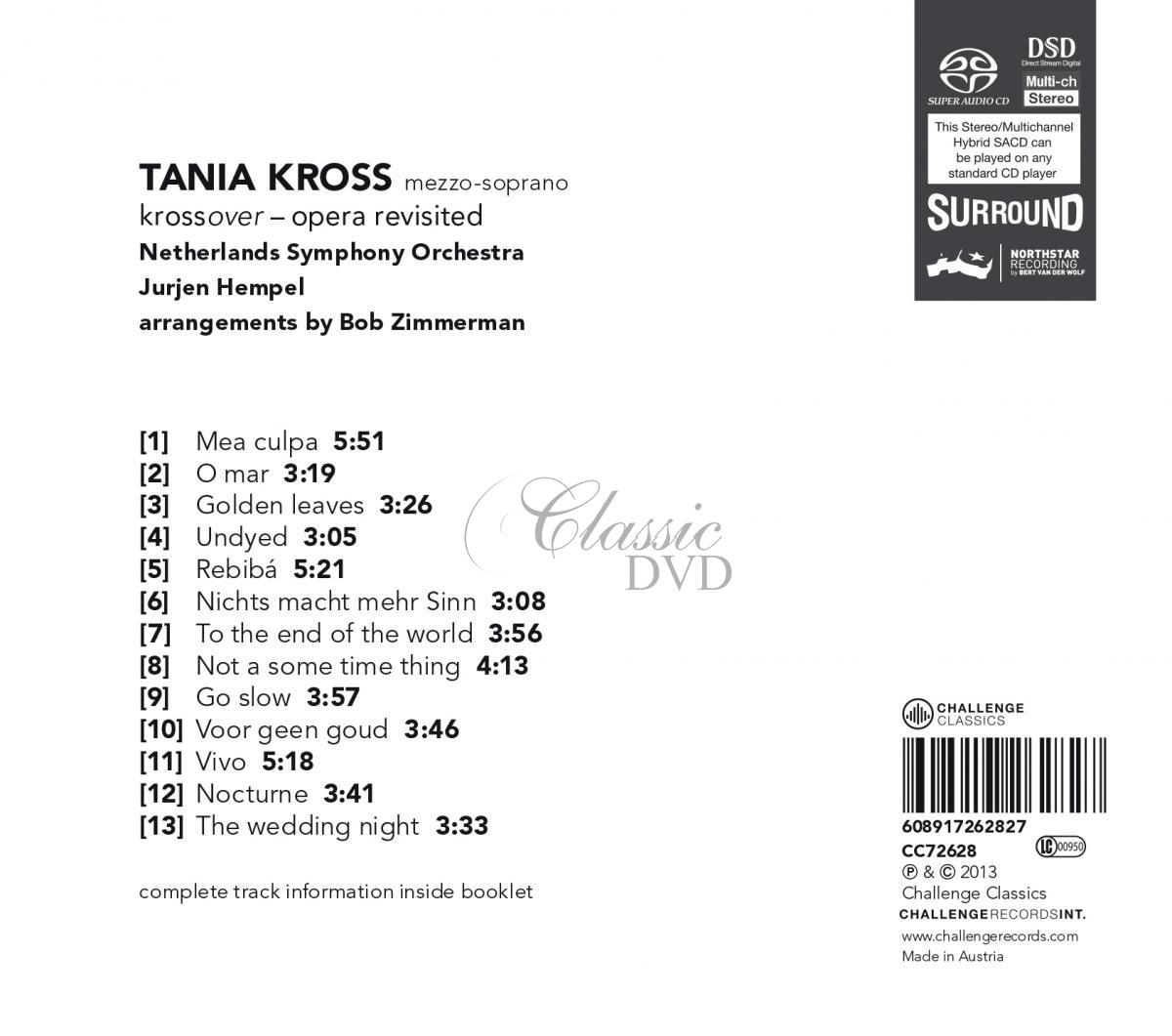 TANIA KROSS: KROSSOVER - OPERA REVISITED. (SACD)