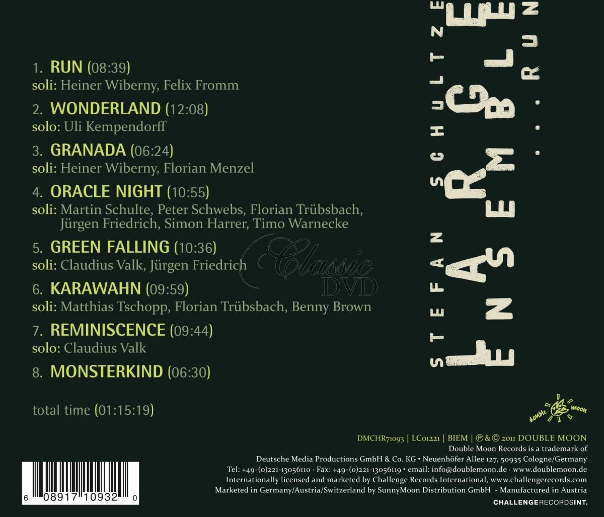 STEFAN SCHULTZE: LARGE ENSEMBLE - RUN. (CD)