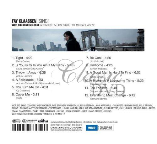FAY CLAASSEN: SING!.  (CD)