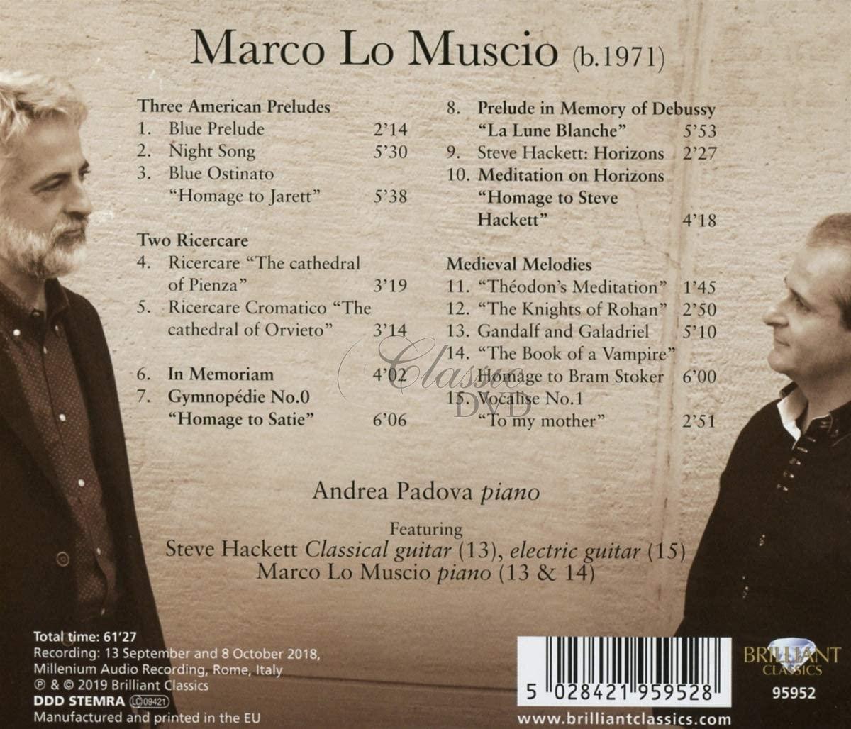 ANDREA PADOVA Plays Lo Muscio (CD)