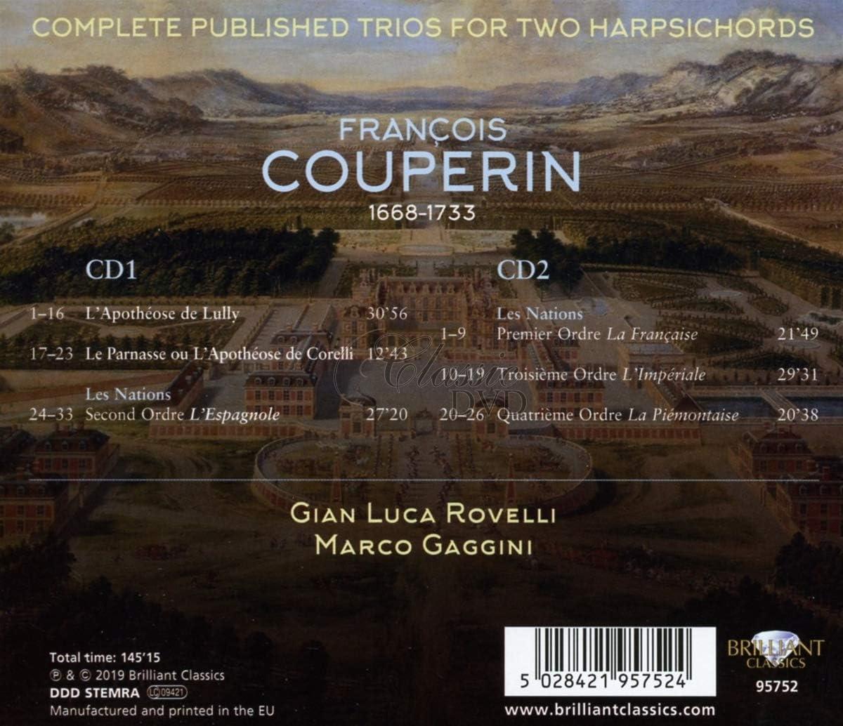 COUPERIN: Complete Published Trios for two Harpsichords (2CD)