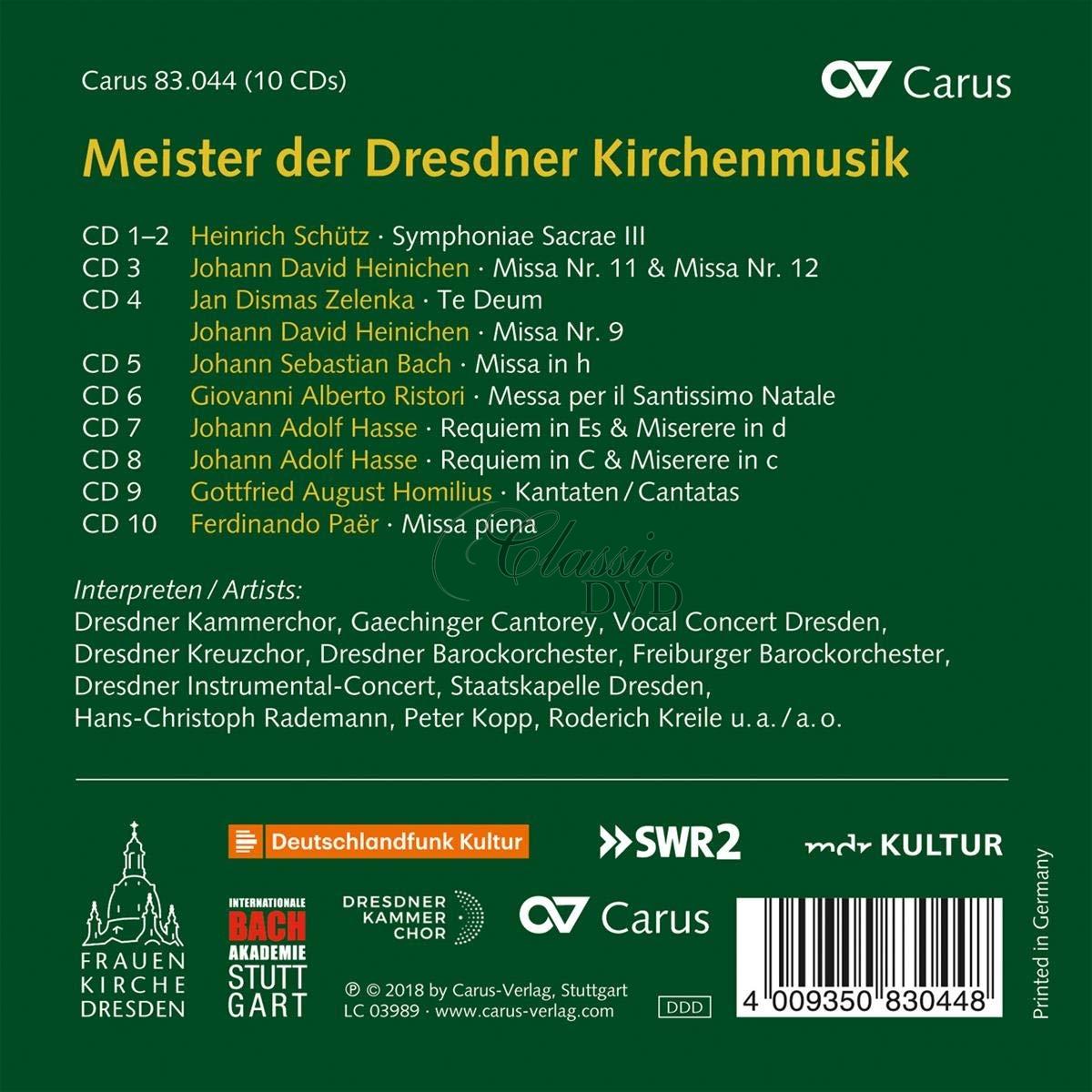 Meister Der Dresdner Kirchenmusik - Masters of Dresden Church Music (10CD)