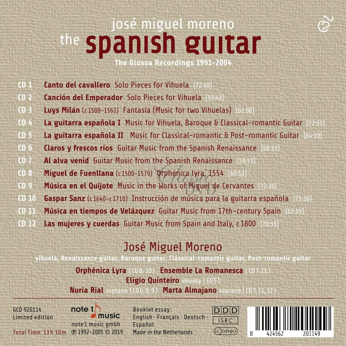 Jose Miguel Moreno - The Spanish Guitar (12CD)