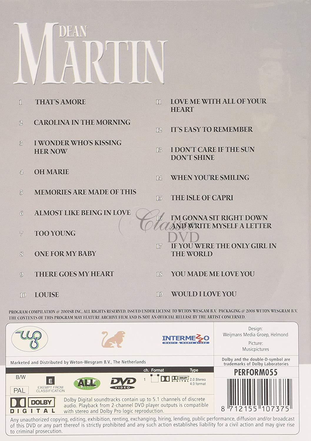 DEAN MARTIN Golden Hits (DVD)