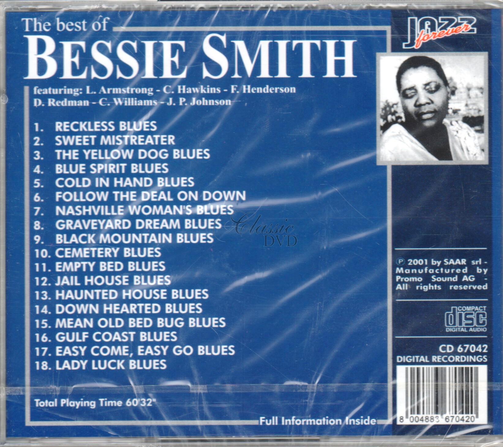 BESSIE SMITH: The best of - Originální nahrávky (CD)