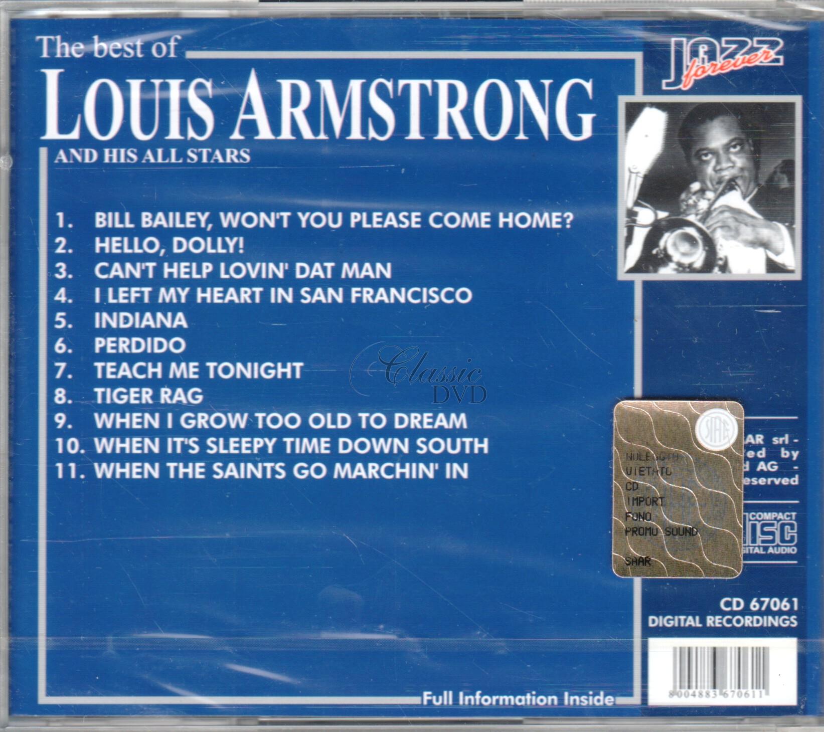 LOUIS ARMSTRONG And his All Stars: The best of - Originální nahrávky (CD)