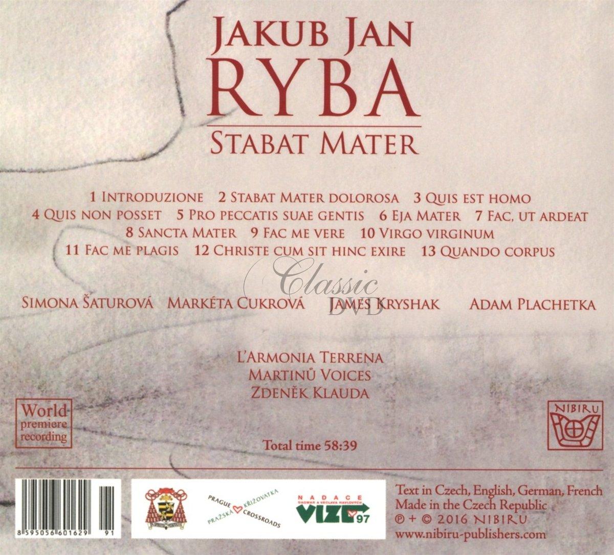 RYBA J.J. STABAT MATER (CD)