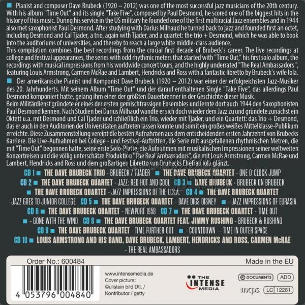 Dave Brubeck - Milestones Of A Jazz Legend (10CD)
