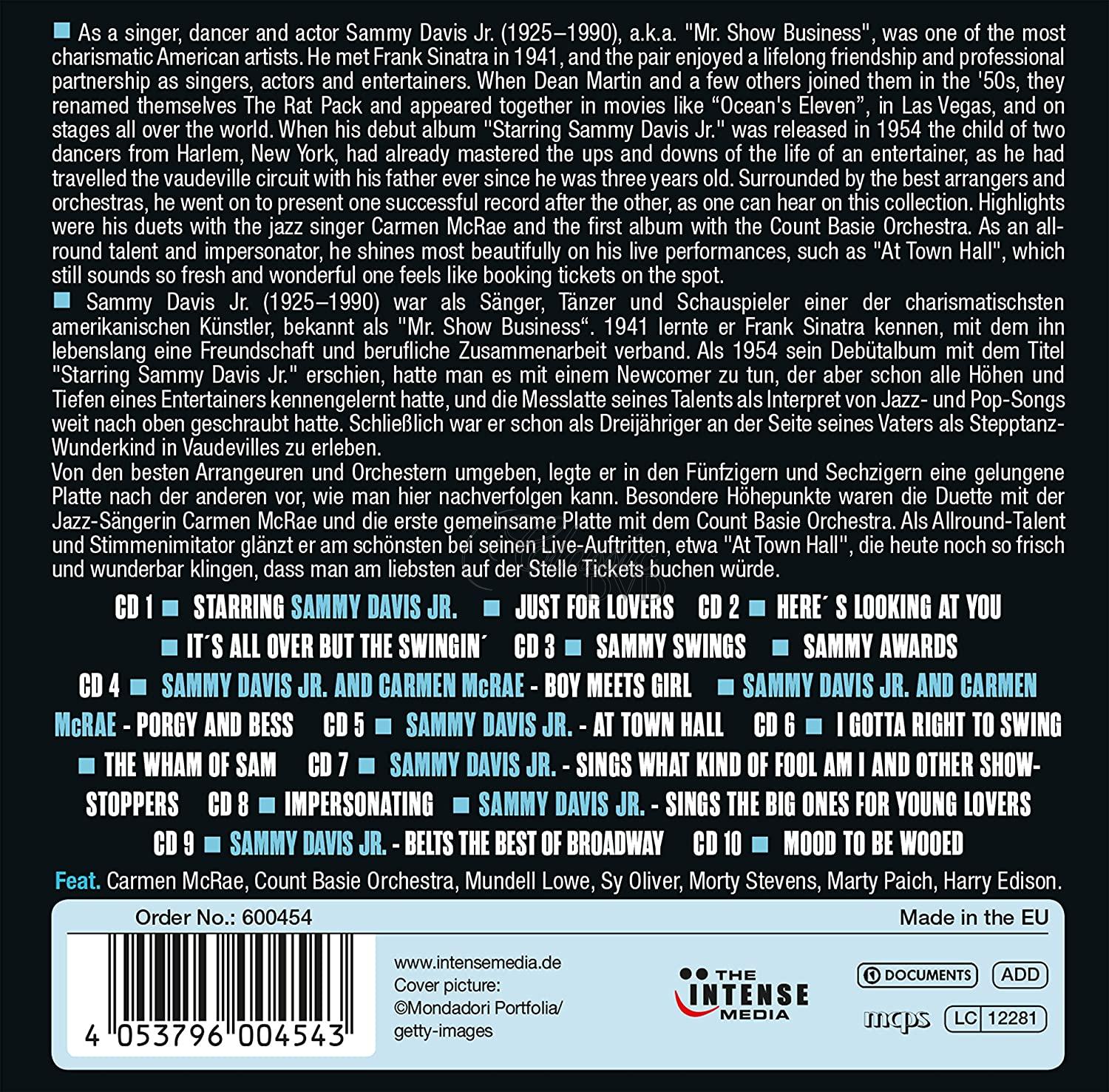 Sammy Davis Jr. - Milestones Of A Legend (10CD)