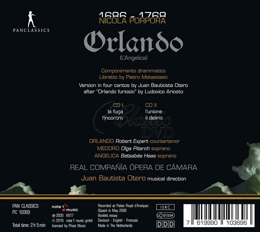 Porpora, Nicola: Orlando - Otero, Juan Bautista (2CD)