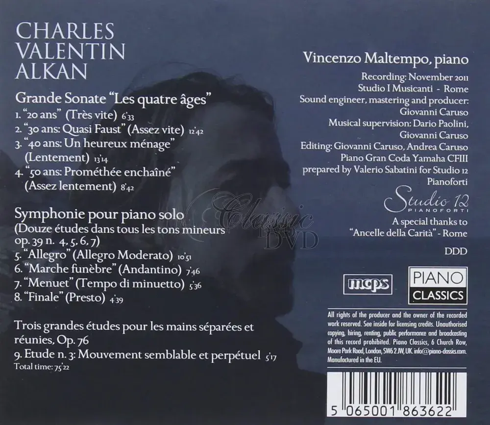 Alkan: Sonata, Symphonie. Maltempo, Vincenzo (CD)