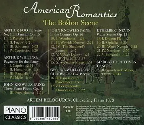 American Romantics – The Boston Scene / Foote • Whiting • Paine • Chadwick • Nevin • Ruthven Lang (CD)