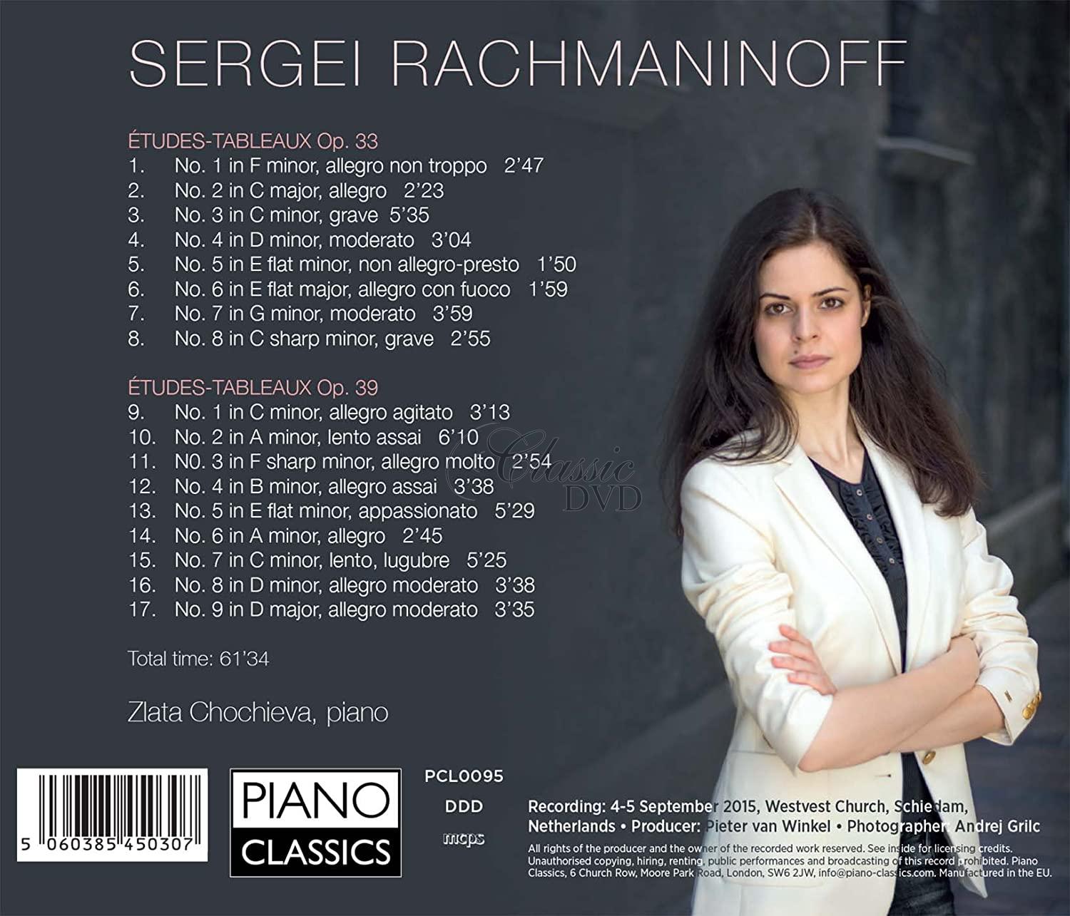 Sergei Rachmaninov (1873–1943) : Études-Tableaux – Complete (CD)