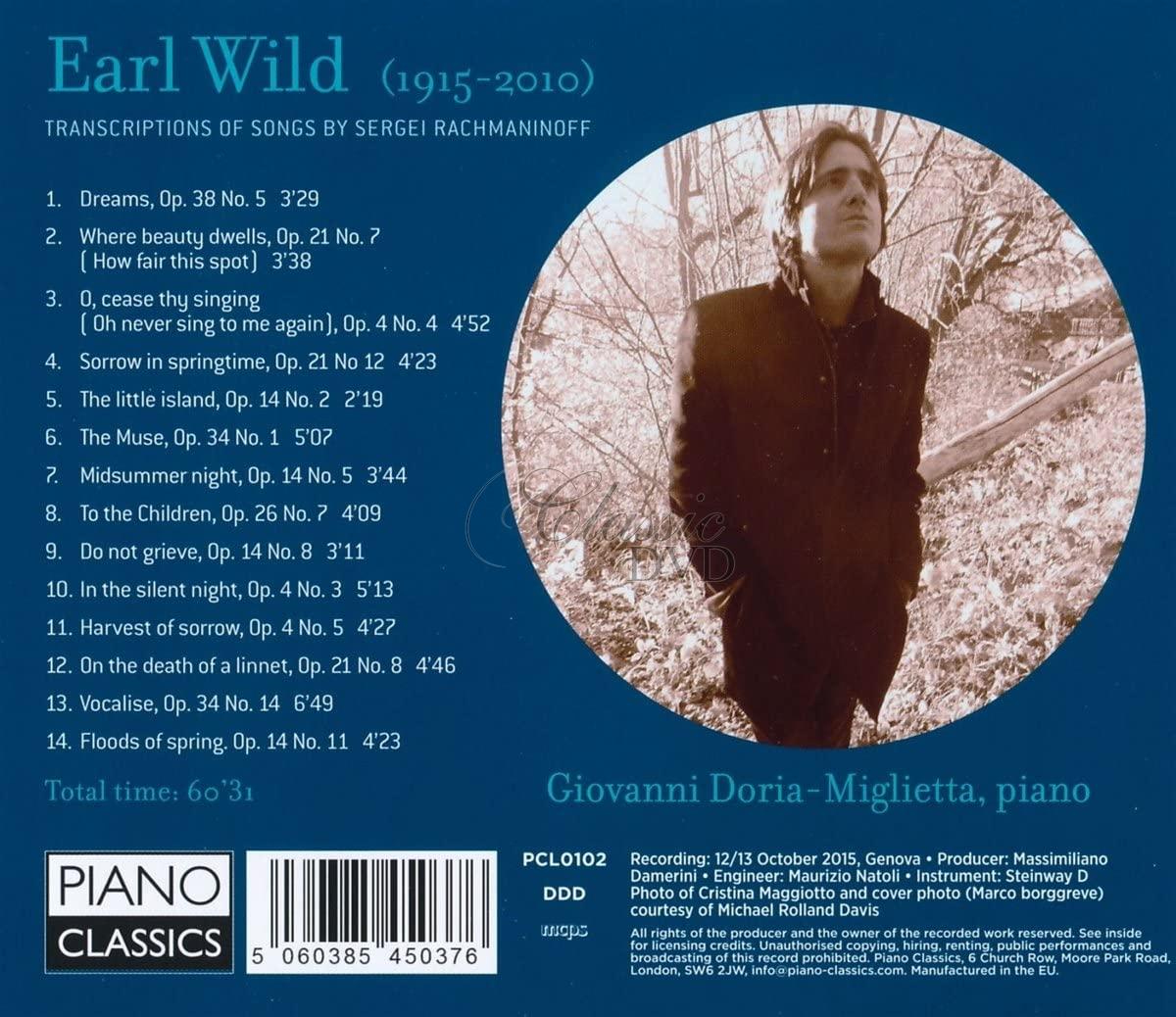 Earl Wild: The Complete Transcriptions, Vol. 2. Giovanni Doria Miglietta (CD)
