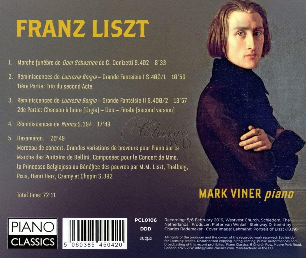 Liszt: Opera Fantasies (CD)