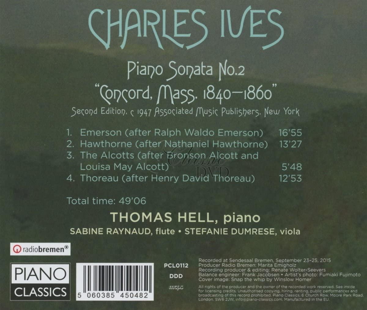 Ives: Concord Sonata. Thomas Hell (CD)