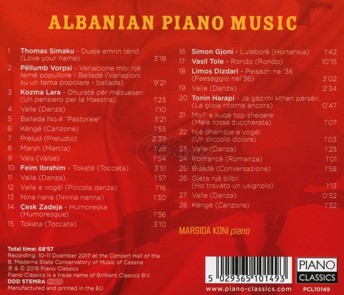 Albanian Piano Music. Marsida Koni (CD)