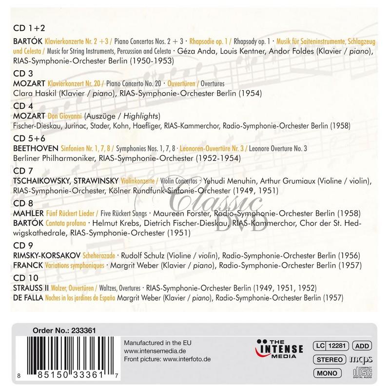 Ferenc Fricsay - Perfectionist and Live Wire  (10CD)