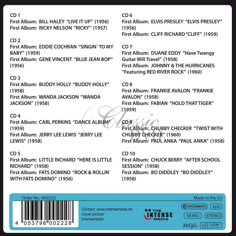 20 Original Debut Albums By 20 Rock & Roll Stars (10CD)