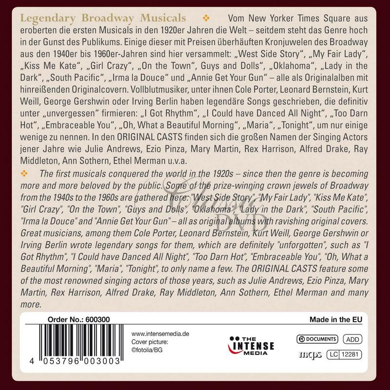 Legendary Broadway Musicals (10CD)
