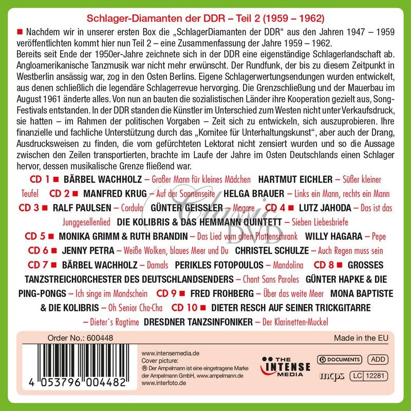 Schlager Diamanten Der DDR 1959-1962: Teil 2 (10CD)