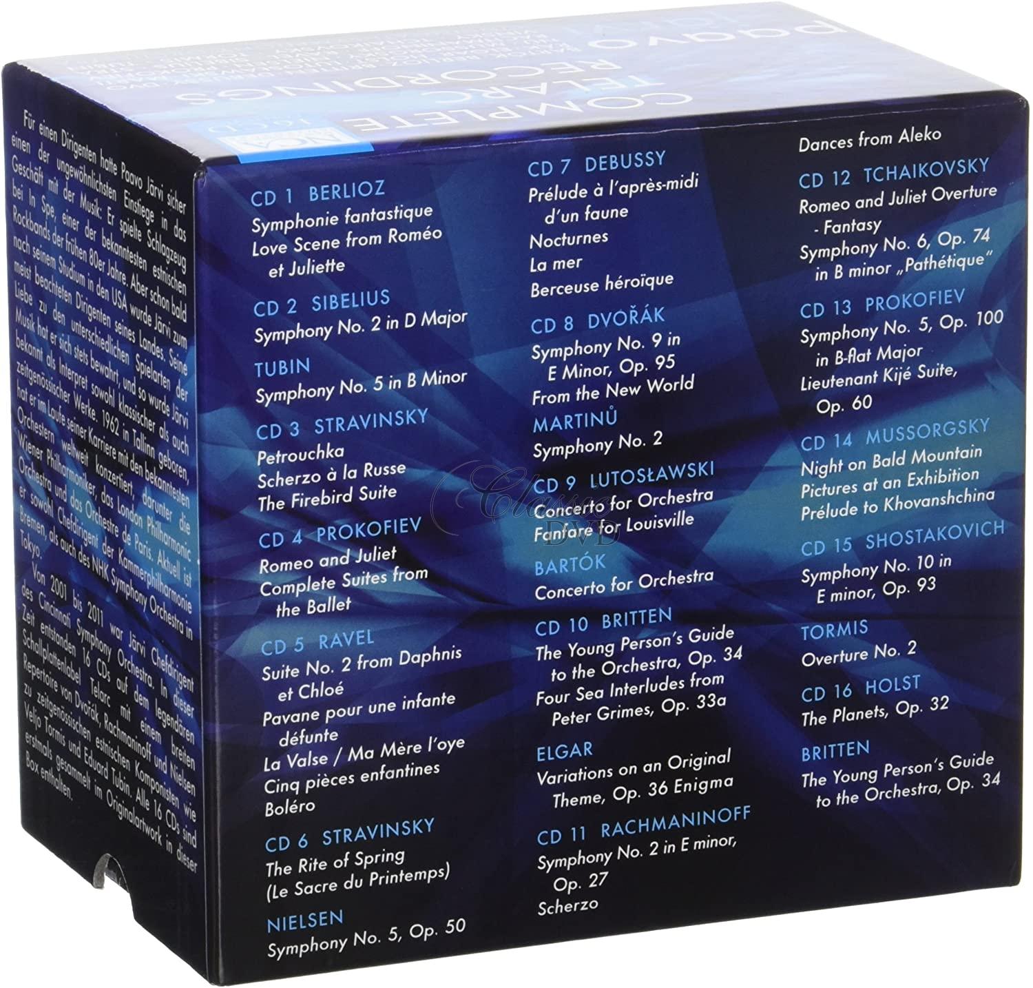 Paavo Järvi - The Complete Telarc Recordings (16CD)