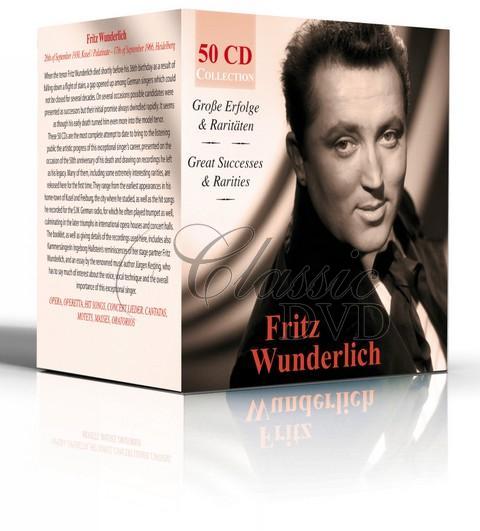 Fritz Wunderlich - Great Successes & Rarities SBĚRATELSKÁ DÁRKOVÁ EDICE (50CD)