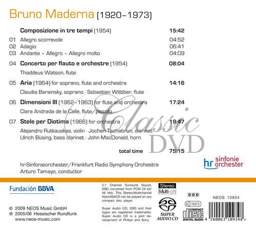 BRUNO MADERNA Complete works for Orchestra Vol.2 (SACD)