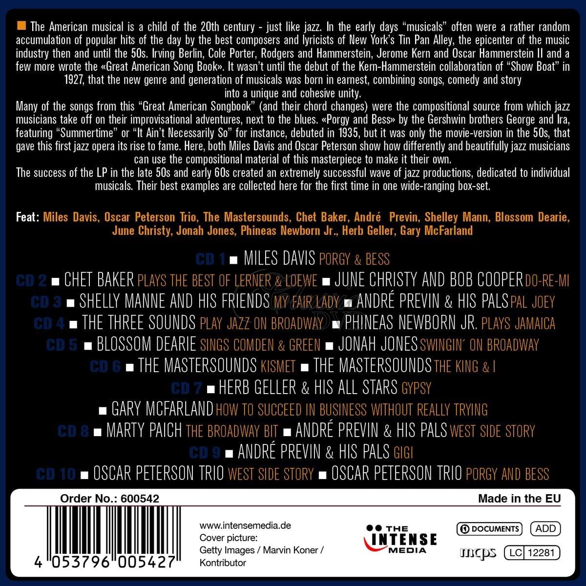 Jazz On Broadway - The Greatest Musicals - SBĚRATELSKÁ EDICE (10CD)