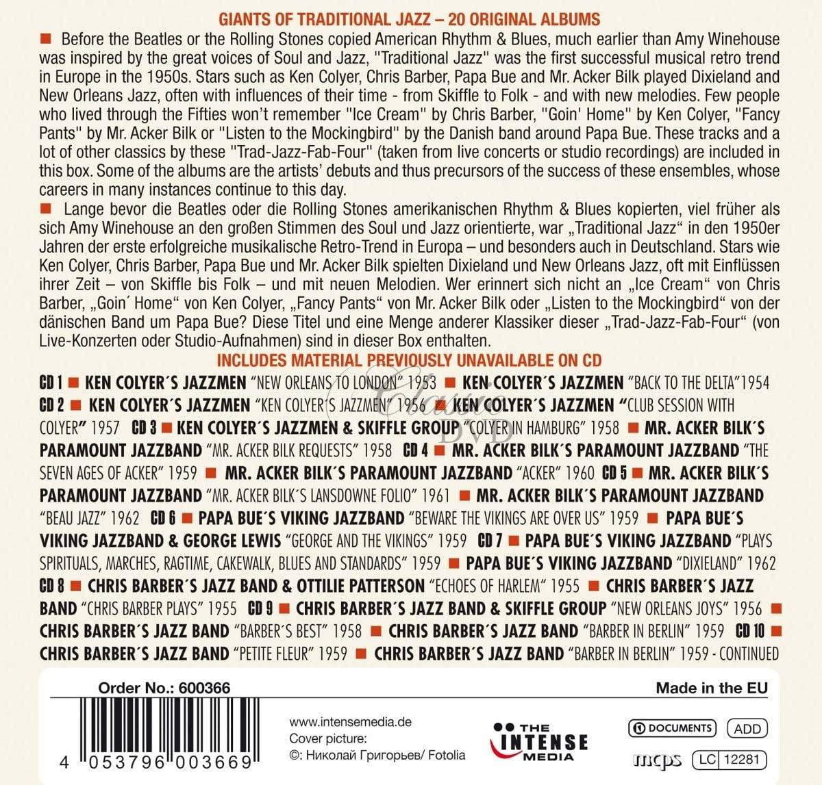 Trad Jazz - Milestones Of Legends - DÁRKOVÁ EDICE (10CD)