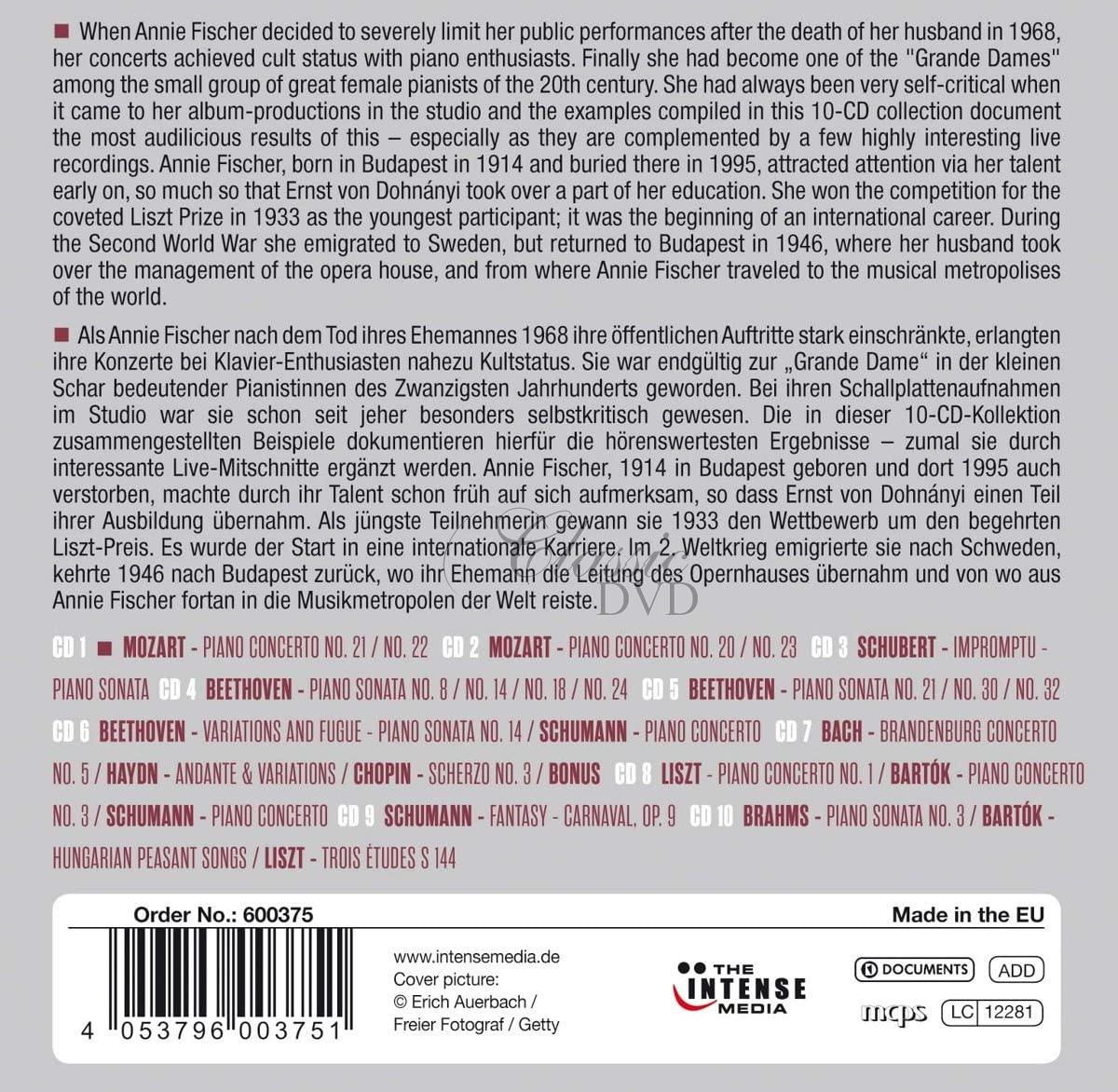 Annie Fischer - Legendary Piano Recordings (10CD)