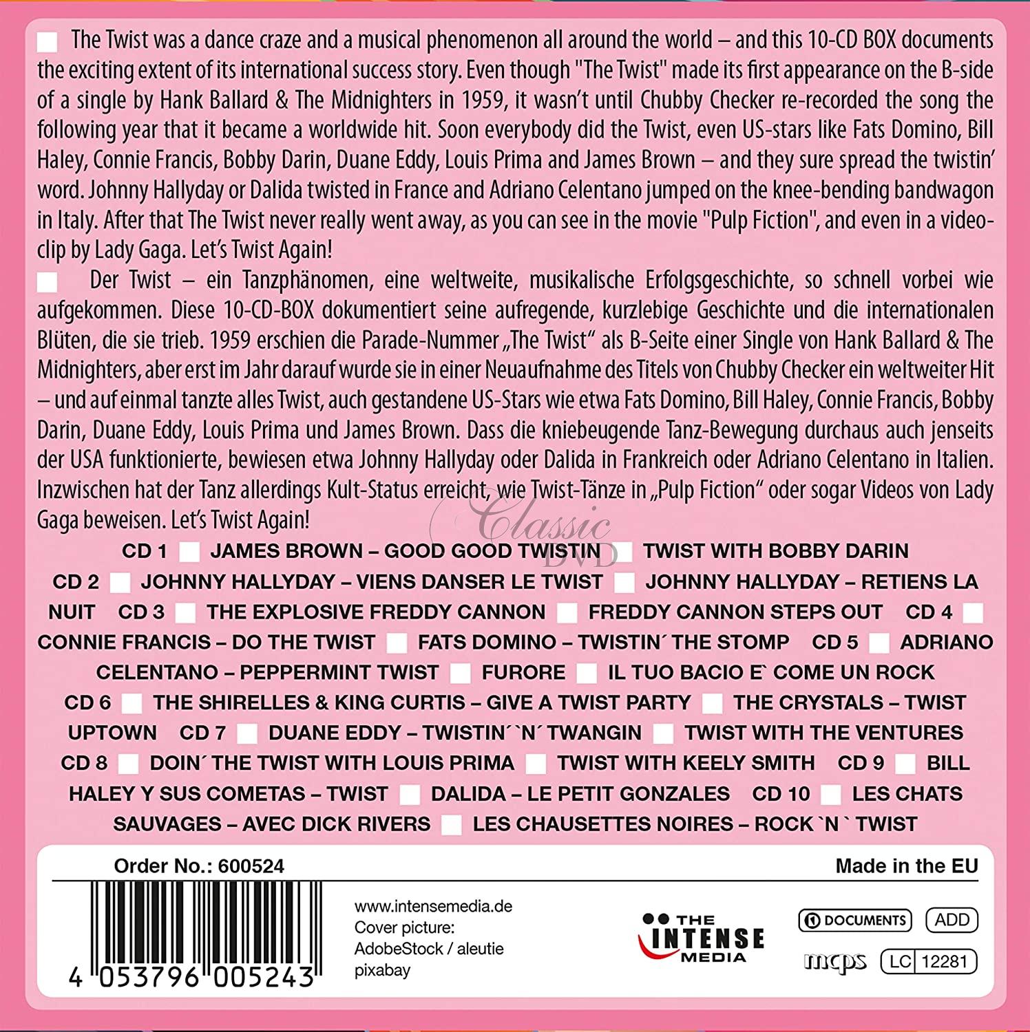Twist Around The World - Milestones of 17 International Legends (10CD)