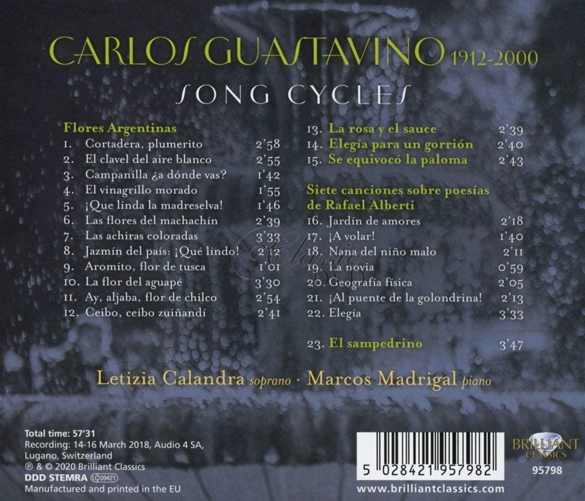 Guastavino: Song Cycles, Letizia Calandra, Marcos Madrigal (CD)