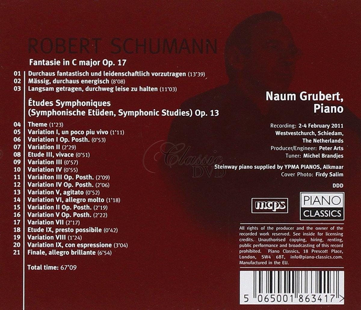 Schumann: Symphonic Studies Op. 13; Fantasy Op. 17 (CD)