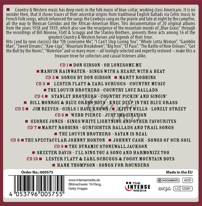 Country & Western - Heroes & Legends (10CD)