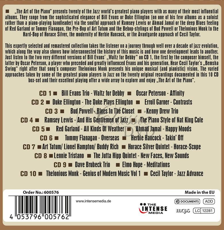 The Art of Piano Trio, Quartet, Quintet - Milestones of Jazz Legends (10CD)