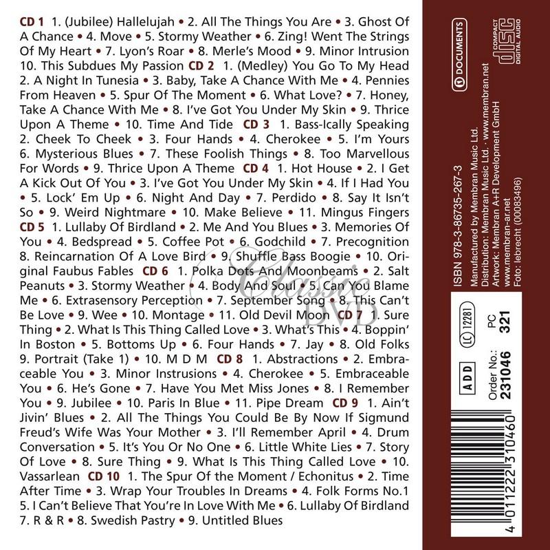 Charles Mingus - Mysterious Blues (10CD)