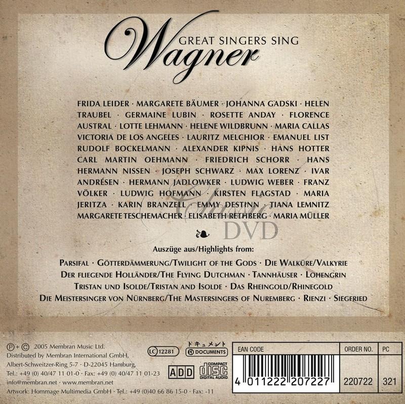 Great Singers sing Wagner - SBĚRATELSKÁ EDICE (10CD)