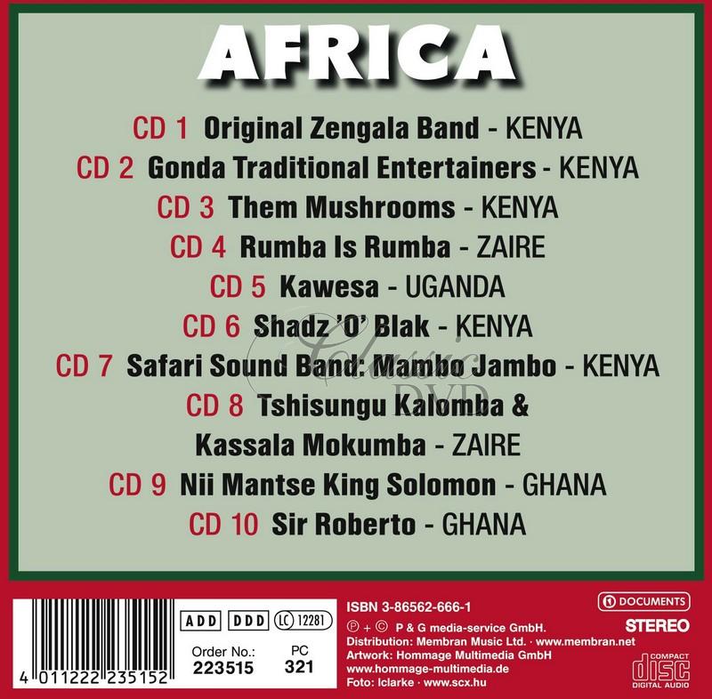 Africa - The Music Of Africa - DÁRKOVÁ EDICE (10CD)