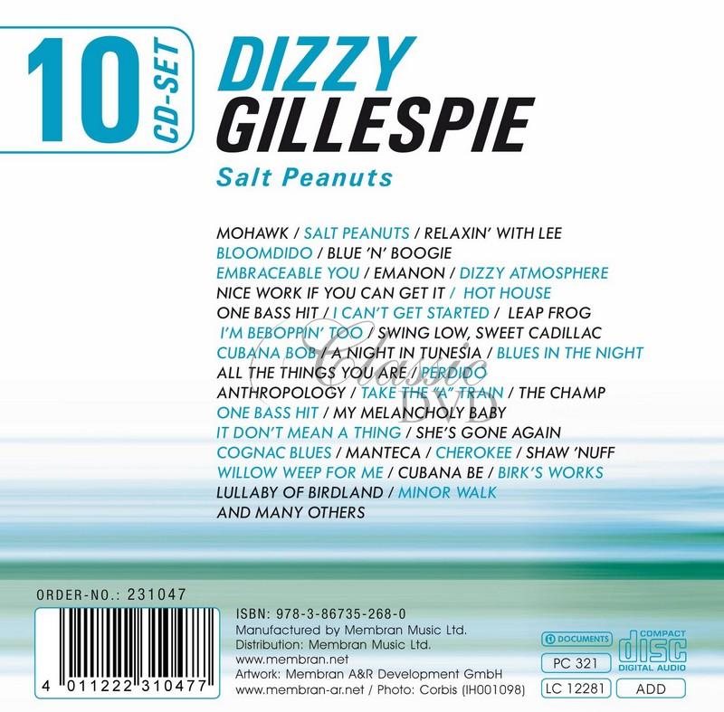 Dizzy Gillespie - Salt Peanuts - SBĚRATELSKÁ EDICE (10CD)
