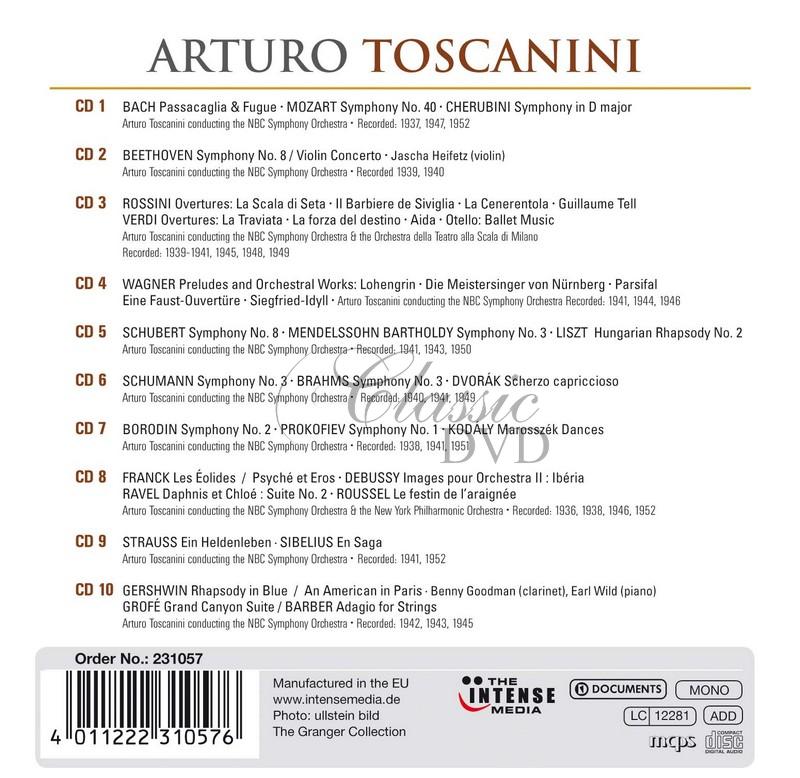 Arturo Toscanini - Maestro - SBĚRATELSKÁ EDICE (10CD)