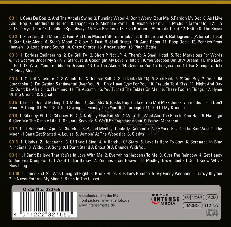 STAN GETZ Master Of The Sax (10CD)